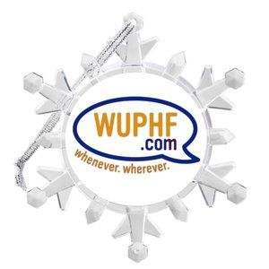 WUPHF.com The Office tv show Snowflake Blinks Holiday Christmas Tree Ornament